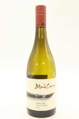 (1) 2015 Blank Canvas Wines Gruner Veltliner, Marlborough [JR17]