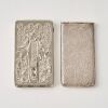 A Set of Two Decorated Silver Card Cases - 2