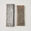 A Set of Two Decorated Silver Card Cases - 2