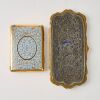 A Set of Two Decorated Metal Card Cases - 2