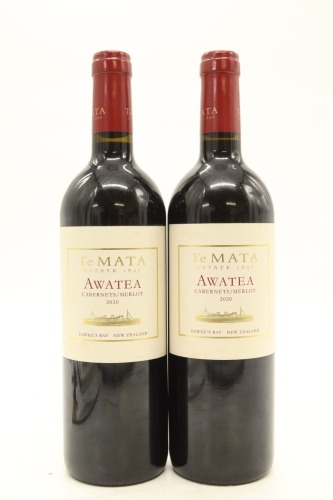 (2) 2020 Te Mata Estate 'Awatea' Cabernets - Merlot, Hawke's Bay