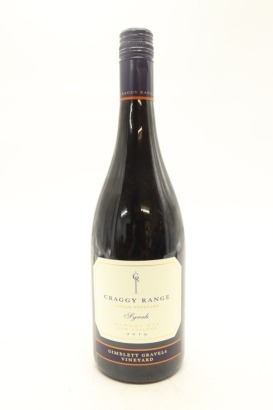 (1) 2019 Craggy Range Single Vineyard Syrah, Gimblett Gravels
