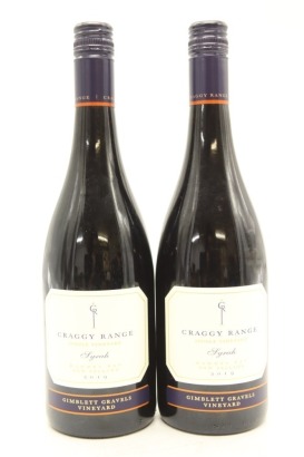 (2) 2019 Craggy Range Single Vineyard Syrah, Gimblett Gravels