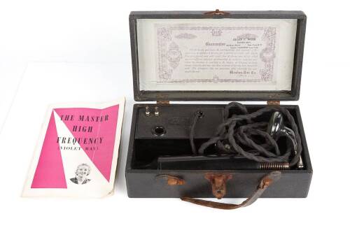 A Vintage Cased Violet Ray High Frequency Electric by Bleadon-Dun Co.