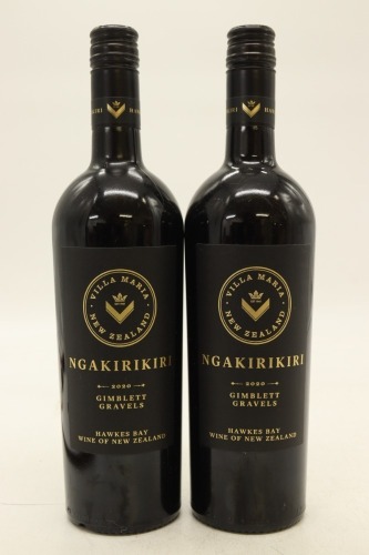 (2) 2020 Villa Maria The Gravels Ngakirikiri, Gimblett Gravels