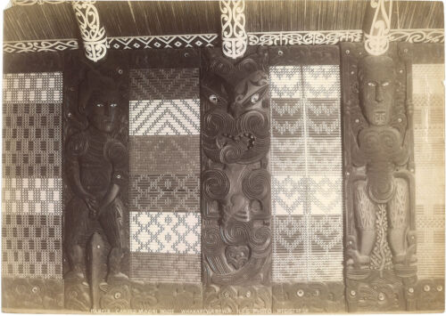 ARTHUR JAMES ILES Panels, carved Maori [sic] House, Whakarewarewa