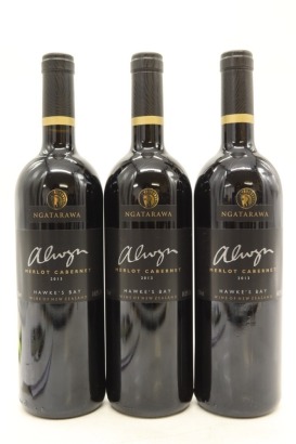 (3) 2013 Ngatarawa Wines Alwyn Winemaker's Reserve Merlot - Cabernet, Hawke's Bay