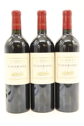 (3) 2013 Te Mata Estate Coleraine, Hawke's Bay [BC98]