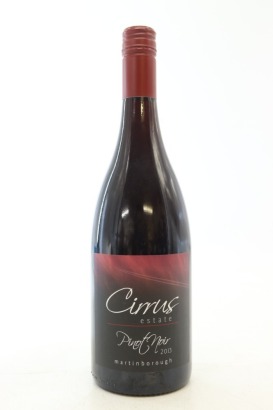 (1) 2013 Cirrus Estate Pinot Noir, Martinborough