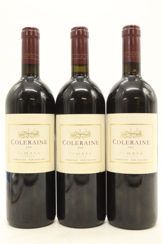 (3) 2009 Te Mata Estate Coleraine, Hawke's Bay [JR16.5]