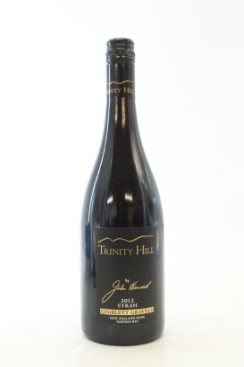 (1) 2012 Trinity Hill Black Label Syrah, Gimblett Gravels