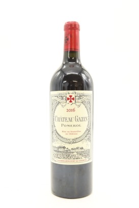 (1) 2016 Chateau Gazin, Pomerol