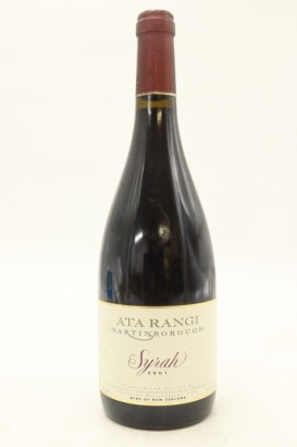(1) 2001 Ata Rangi Syrah, Martinborough