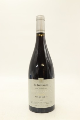 (1) 2005 Te Kairanga John Martin Reserve Pinot Noir, Martinborough
