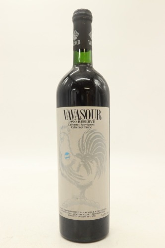 (1) 1990 Vavasour Reserve Cabernet Sauvignon - Cabernet Franc, Awatere Valley