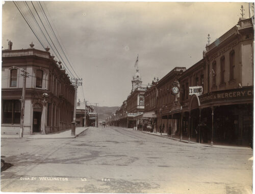 FRANCIS ERNEST TOMLINSON Cuba Street, Wellington