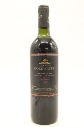 (1) 1993 Goldwater Estate Cabernet Sauvignon - Merlot, Waiheke Island