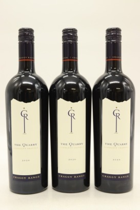 (3) 2020 Craggy Range The Quarry Cabernet Sauvignon, Gimblett Gravels [RP96]