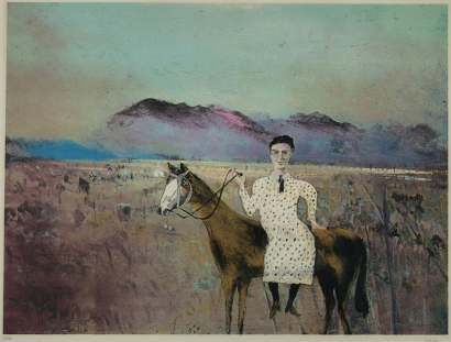 SIDNEY NOLAN Steve Hart dressed as a Girl