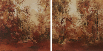 MARGARET WOOLLEY untitled (diptych)
