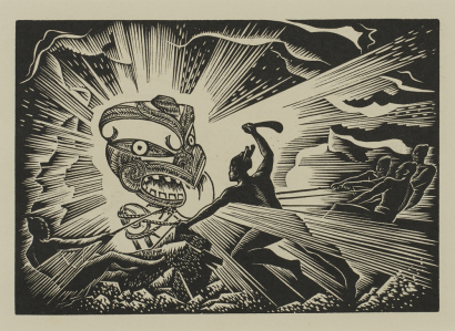 E. MERVYN TAYLOR Maui Taming The Sun