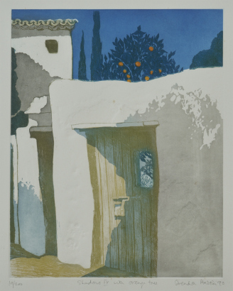 BRENDA HARTILL Shadows for IV with Orange Tree
