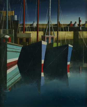 STEVE MANGAN Boats at Eyemouth