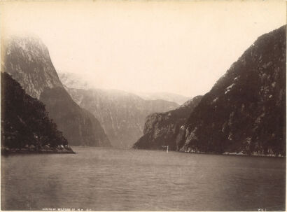 FRANK COXHEAD Looking Up Milford Sound, NZ