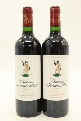 (2) 2017 Baron Philippe de Rothschild Chateau d'Armailhac, Pauillac [JR16]