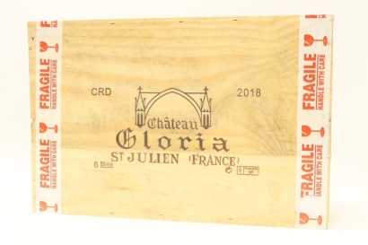 (6) 2018 Chateau Gloria, Saint-Julien [JR16.5] (OWC)