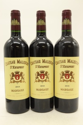 (3) 2018 Chateau Malescot-St-Exupery, Margaux [JR17] [RP95]