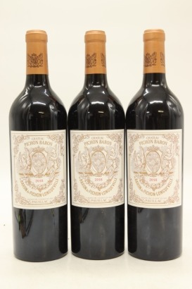 (3) 2018 Chateau Pichon-Longueville au Baron de Pichon-Longueville, Pauillac [RP96] [JR18]