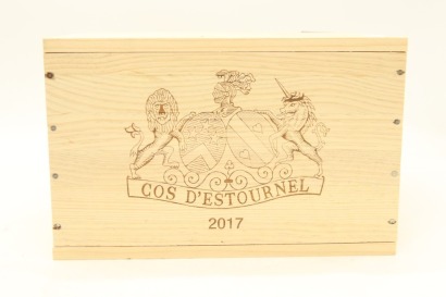 (6) 2017 Chateau Cos d'Estournel, Saint-Estephe [JR17] (OWC)