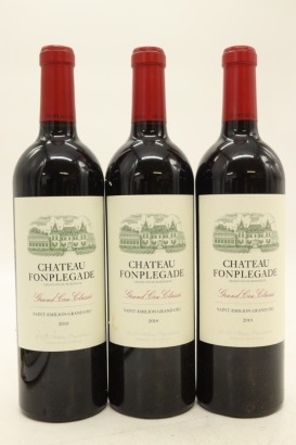 (3) 2018 Chateau Fonplegade, Saint-Emilion Grand Cru [RP95] [JR16.5]