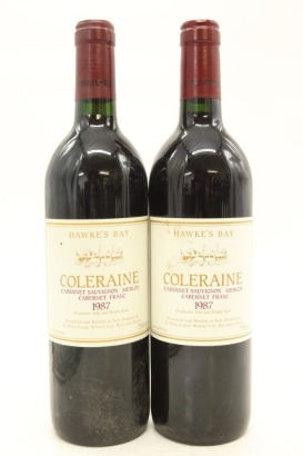 (2) 1987 Te Mata Estate Coleraine, Hawke's Bay