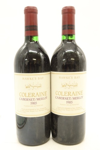 (2) 1985 Te Mata Estate Coleraine, Hawke's Bay