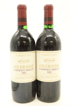 (2) 1985 Te Mata Estate Coleraine, Hawke's Bay