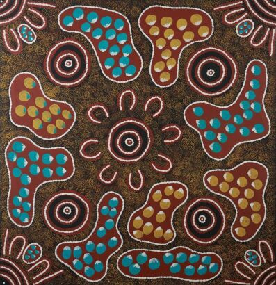 BARBARA MBITJANA MOORE Women Collecting Bushtucker
