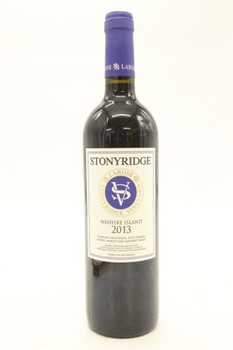 (1) 2013 Stonyridge Vineyard Larose, Waiheke Island