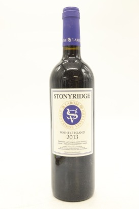 (1) 2013 Stonyridge Vineyard Larose, Waiheke Island