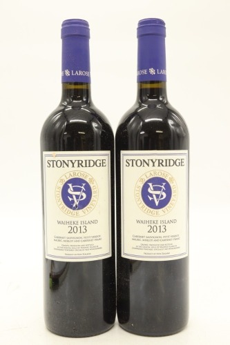(2) 2013 Stonyridge Vineyard Larose, Waiheke Island