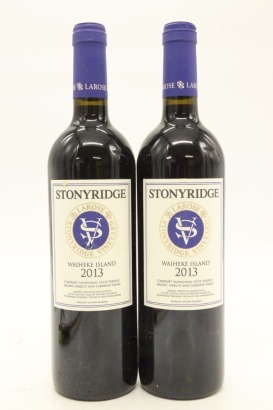 (2) 2013 Stonyridge Vineyard Larose, Waiheke Island