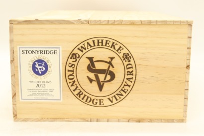(12) 2012 Stonyridge Vineyard Larose, Waiheke Island (OWC)