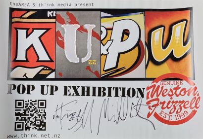 OTIS FRIZZELL Pop Up Exhibition Poster