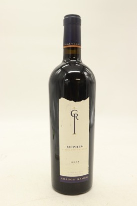 (1) 2002 Craggy Range 'Sophia', Gimblett Gravels [JR16]
