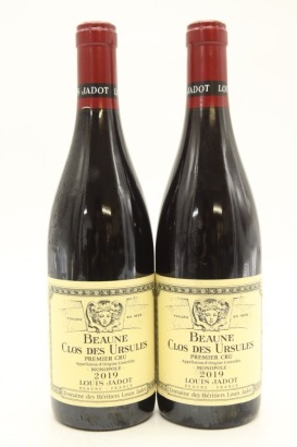 (2) 2019 Louis Jadot Domaine des Heritiers Vignes Franches 'Clos des Ursules' Monopole, Beaune Premier Cru [JR16.5]