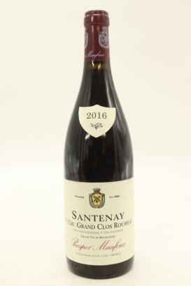 (1) 2016 Prosper Maufoux Grand Clos Rousseau, Santenay Premier Cru