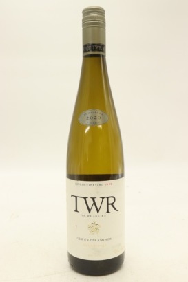 (1) 2020 TWR Te Whare Ra Gewurztraminer Single Vineyard 5182, Marlborough