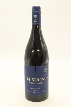 (1) 2020 Mission Estate Winery Reserve Syrah, Gimblett Gravels