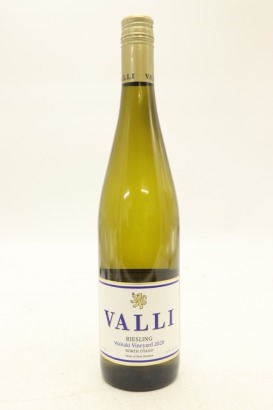 (1) 2020 Valli Waitaki Vineyard Riesling, North Otago
